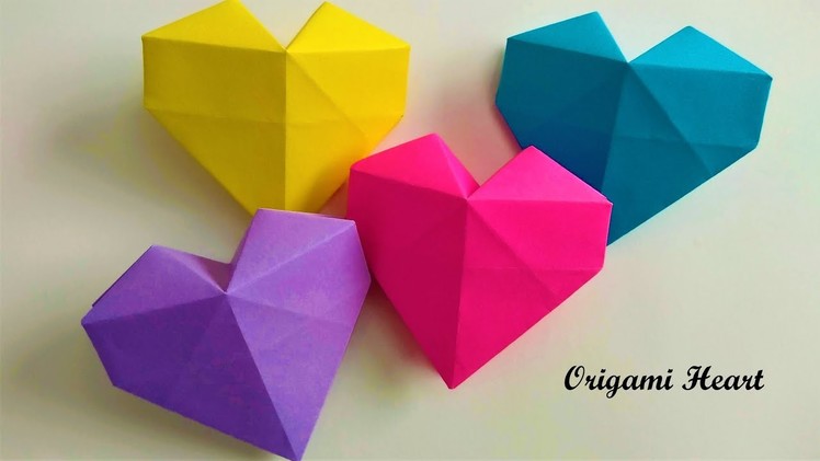 Origami Heart. Heart Box Tutorial - "Heart in Heart"