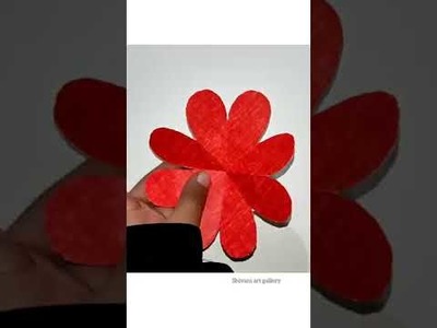 Paper flowers craft✂️???? | short video| DIY paper flowers.