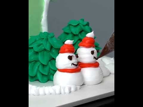 Quick and Easy Christmas Cake Decorating Tutorials For everyone ❤️ part-08 #funny #shorts