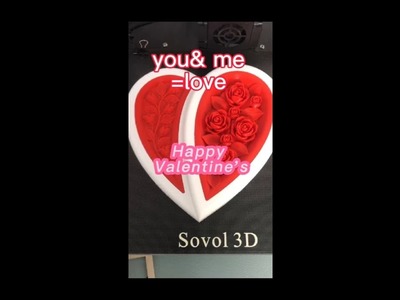 #shorts 3D Printing Love Box Valentine's Day Craft DIY Gift 3d printed on Sovol SV03
