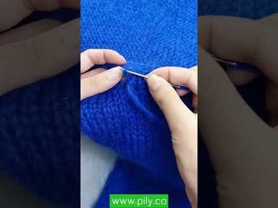 #Shorts  flax sweater knitting tutorial - how to knit a beginner flax sweater knitting sleeves