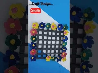Simple And Easy Wall Hanging#shortsfeed #viralvideo #youtubeshorts #craft #waste craft##diy #shorts