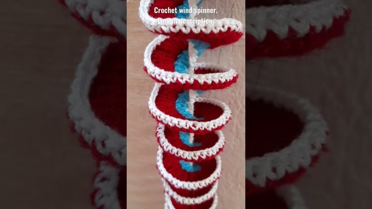 Simple yet beautiful home decor ideas.crochet wind spinner using single and double crochet