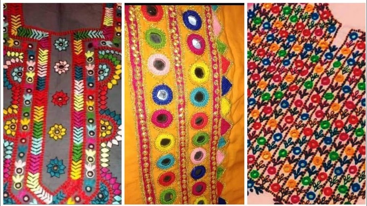 Sindhi birth, Sindhi hand embroidery with mirror work & kutch work