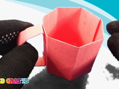 TAZA DE PAPEL muy facil origami #paper world crafts