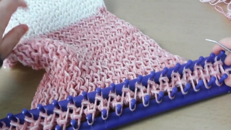 طريقة إستخدام النول المستطيل@Crochet loom knitting | النول اليدوي يوتيوب