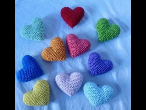 Tutorial Corazón crochet.ganchillo.