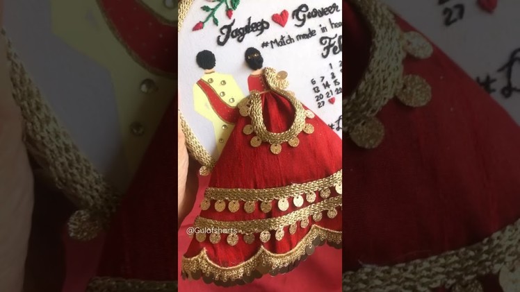 Wedding hoop WhatsApp 99306 99031 for order #embroideryhoop #diy #weddinggift #gulafsharts #gifts