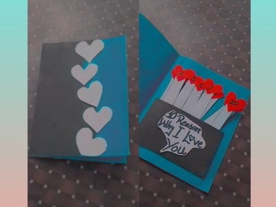 10reason why i love you ???? | #valentineday card ideas❤️|how to make special homemade card for Love ????