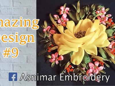 Amazing Ribbon Embroidery Design #9