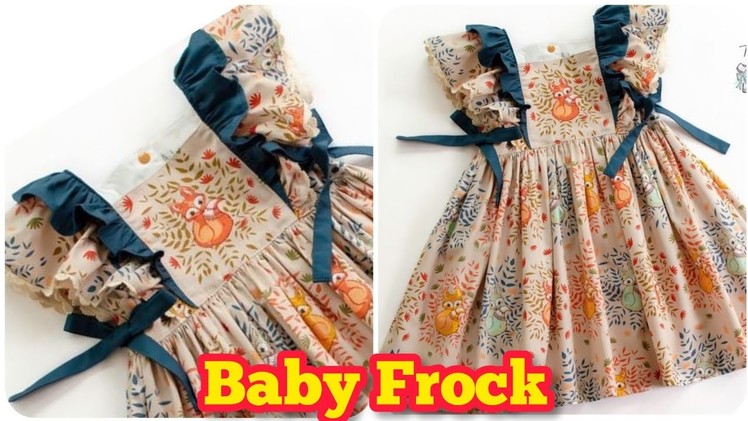 Baby Frock Cutting & Stitching || 4.5 Years Baby Girl Frock Full Tutorial