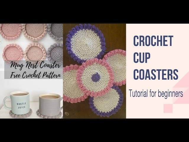 Crochet coaster tutorial