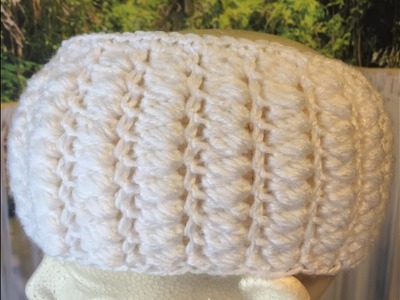 Crochet Stitch for Headband, Blouse or Hat | One Row Repeat