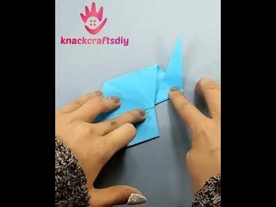DIY How to Make Origami Hen   Nursery Craft Ideas   Easy instructions for kids