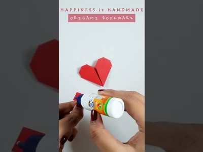 DIY Origami Bookmark | Valentine's Day Paper Craft | Origami | Bookmark | #shorts