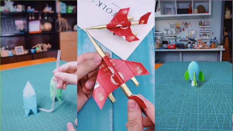 DIY Origami : How To Make easy Rocket