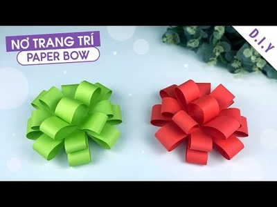 DIY Paper Bow. How to make Paper Bow. Paper Crafts. Gifts Ideas