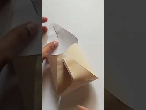 DIY paper gift box | easy paper box | DIY back to school craft | paper craft | #ytshorts #shorts