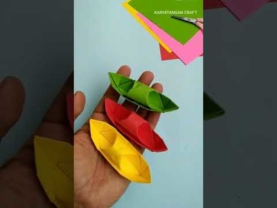 Easy DIY origami paper boat crafts