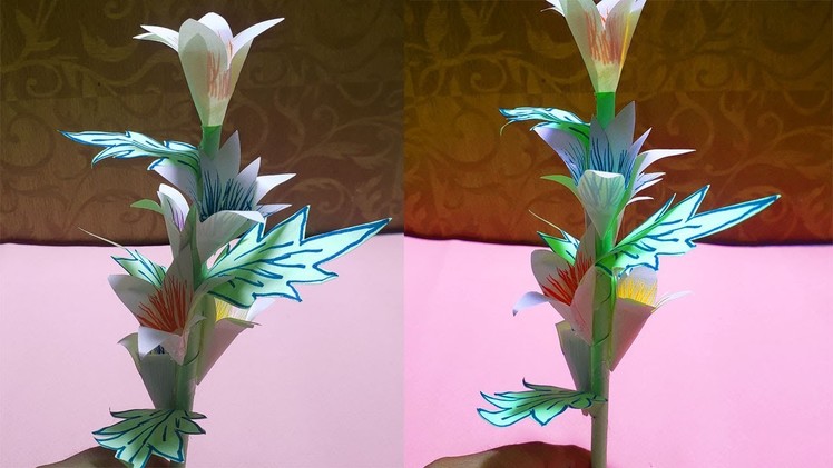 Easy paper flowers. How to make paper flowers.Paper craft  NEW VIDEO 2022
