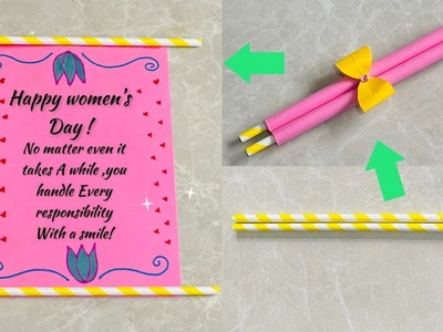 Easy Women’s Day. Mother’s day card idea???? |DIY Gift idea for Women’s Day  #womensday #mothersday