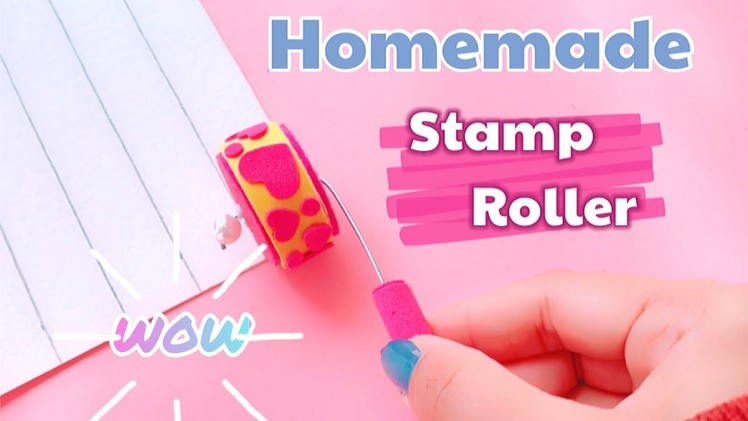Homemade Stamp Roller | how to make Stamp at home | DIY Stamps