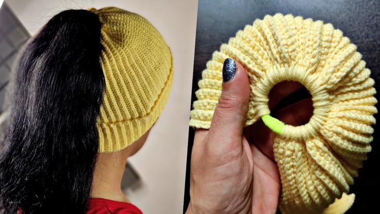 How to knit an easy hat for beginners