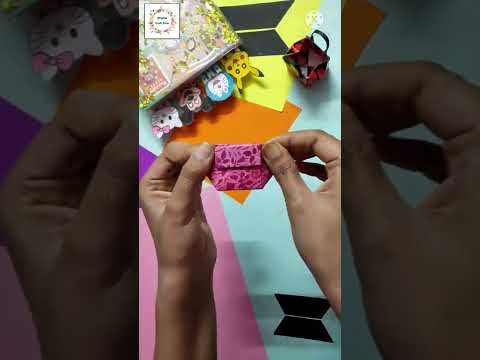 How to make origami purse ????.DIY origami purse idea.origami purse idea