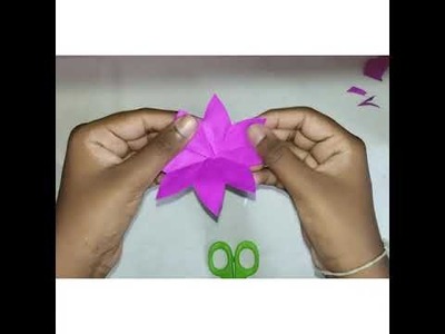 How to make paper flowers.yt shorts.Vaishi's art and craft