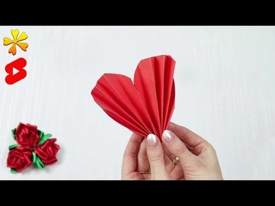 How to make paper heart ❤️ accordion fold [DIY 767]