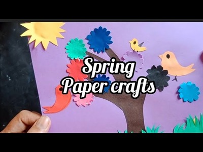 How to make spring season crafts. spring season craft ideas. spring crafts