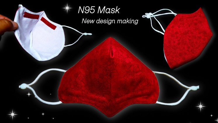 N95 mask✅ new design mask making ideas|sewing tutorial