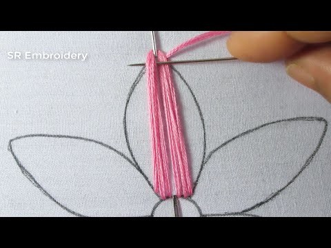 New Hand Embroidery Simple Flower Embroidery Designs With Easy Embroidery Stitches For Tutorial