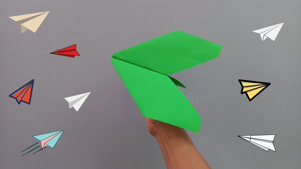 Origami Fastest Flying Paper Airplane Tutorial The Dart