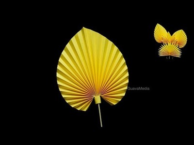 Paper Palm Leaves | DIY Paper Decorations | Event decor ideas | DIY Home Decor | Easy Paper Crafts