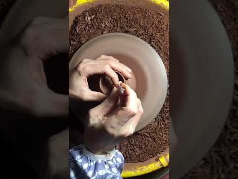 Pottery making art: Clay art & Relaxing Pottery making | pottery fails | pottery wheel s  #shorts
