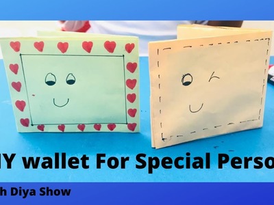 #shorts I DIY wallet For Special Person I Wallet With Paper I Origami videos I Areebah Diya Show