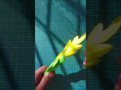 Simple flower making with paper | Easy paper flower | DIY new flower
