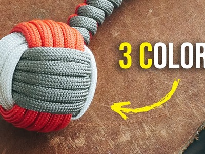 This Is Possible? 3 Color Monkey's Fist! | HOW TO