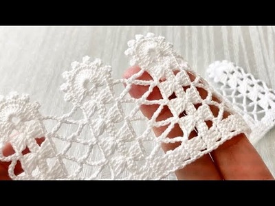 UNUSUAL VERY STYLISH Towel and Table Edge Lace