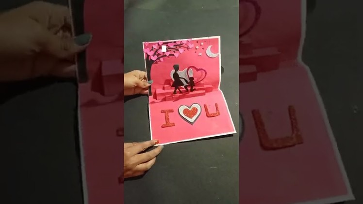 Valentine day Gift Ideas Homemade || Valentine Card Making Ideas #Shorts #DIY #ValentineGift #Card