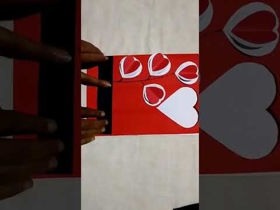 Valentine special || Happy Valentines Day Paper Craft || #craft #shorts #short #valentinesday #love