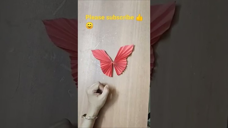 30 seconds Easy DIY Butterflies Paper Craft #shorts #origami #2 #trending #viral