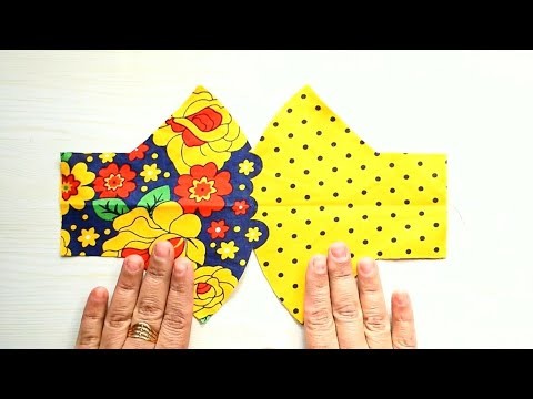 All Sizes Very Easy Face Mask Pattern???? - Face Mask Sewing Tutorial - DIY Cloth Face  Mask