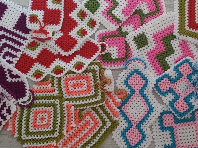AMAZİNG  and BEATİFUL Crochet patterns |  crochet washcloth, placemats pattern |  knitting patterns