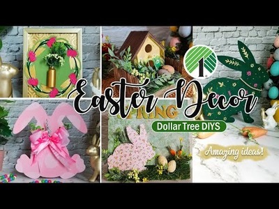 *AMAZING* DOLLAR TREE EASTER DIY 2022 | Spring Decor & Crafts Ideas | SIMPLE Easter Decorations