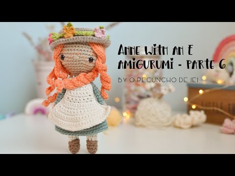 Anne with an E amigurumi | Parte 6 Canotier ????| tutorial fácil crochet - ganchillo