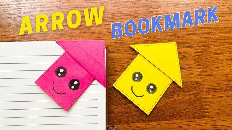 Arrow Corner Bookmark | DIY Bookmark Ideas | Fun Paper Craft ideas #papercrafts