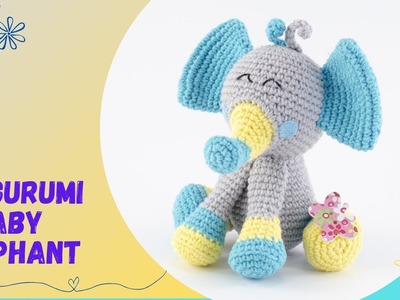 ????????Baby Elephant Crochet Tutorial.Amigurumi Elephant.How To Crochet Ele-phant.DIY Elephant