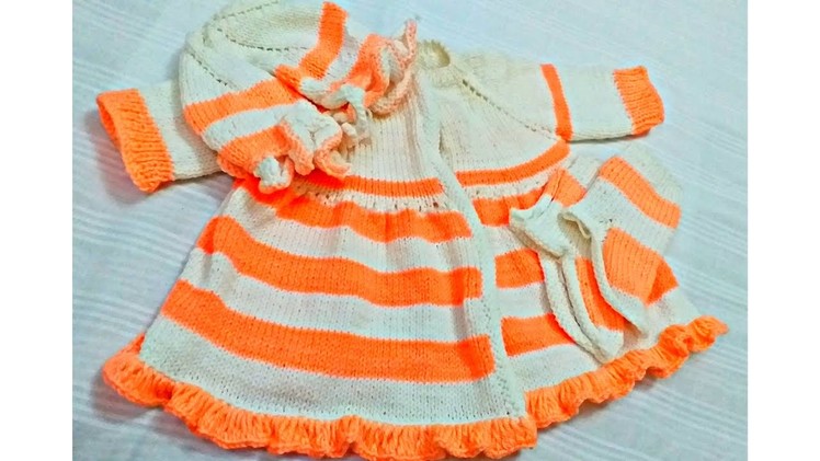 Baby Girls Knitted Frocks.Beanie.socks.shoes Ideas 2022 |Crochet Winter Designs | Art and Handcrafts